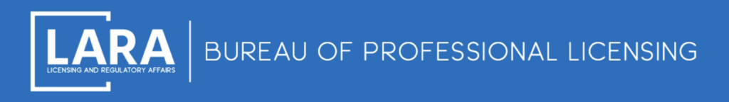 Michigan Department of Licensing and Regulatory Affairs header